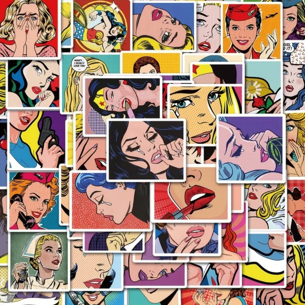 100 Pop Art Stickers